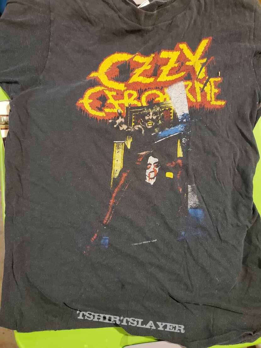 Ozzy Osbourne Speak Of The Devil Tour Tshirtslayer Tshirt And