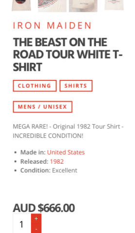 Rare Records Australia selling fake items