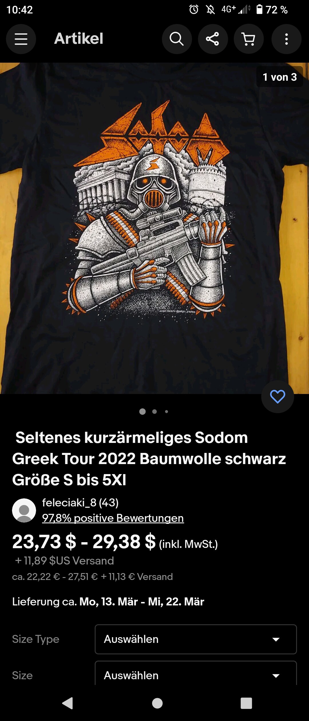 Beware: Bootlegger stole my picture from TSS (Sodom shirt) | TShirtSlayer  TShirt and BattleJacket Gallery
