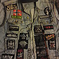 - My jizz rag with Nuclear assault back patch.