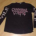 Cannibal Corpse - TShirt or Longsleeve - Cannibal Corpse - Vile tour logo LS