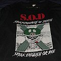 S.O.D. - TShirt or Longsleeve - S.O.D. speak english or die 1985