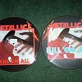 Metallica - Tape / Vinyl / CD / Recording etc - Metallica picture disc and bootleg vinyl collection plus 1986 ticket stubs
