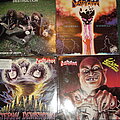 Destruction - Tape / Vinyl / CD / Recording etc - Destruction vinyl and picture disc collection 3 copies of mad butcher on red...