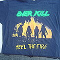 Overkill - TShirt or Longsleeve - Overkill-"Feel The Fire" Vintage Tour Shirt 86
