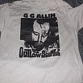GG Allin - TShirt or Longsleeve - GG ALLIN 1991 OUTLAW SCUMFUCK SHIRT PRINTED BY FUDGEWORTHY RECORDS
