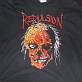 Repulsion - TShirt or Longsleeve - REPULSION LATE 1980s-EARLY 1990s "HORRIFIED / DEAD THINGS R US" BAND SHIRT