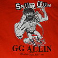 GG Allin - TShirt or Longsleeve - GG ALLIN "SCUM FUC/MUSEUM OF DEATH/PUBLIC ANIMAL #1"  2009 art gallery tribute...