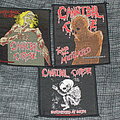 Cannibal Corpse - Patch - CANNIBAL CORPSE ORIGINAL 1992 BLUE GRAPE MERCHANDISING PATCHES