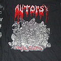 Autopsy - TShirt or Longsleeve - AUTOPSY ORIGINAL 1991 PEACEVILLE "MENTAL FUNERAL" LONGSLEEVE BAND SHIRT