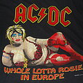AC/DC - TShirt or Longsleeve - AC/DC AC DC "WHOLE LOT OF ROSIE" 1991 EUROPEAN TOUR SHIRT