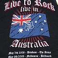 Saxon - TShirt or Longsleeve - Saxon 2008 Australian Tour Longsleeve T-Shirt, Back