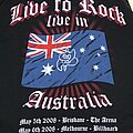 Saxon - TShirt or Longsleeve - Saxon 2008 Australian Tour Longsleeve T-Shirt, Back