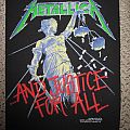 Metallica - Patch - Metallica And Justice For All Back Patch