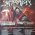 Suffocation - Other Collectable - Poster Despised The World Tour 2013 /w Suffocation, Cephalic Carnage, Havok and...