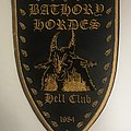 Bathory - Patch - Bathory Hordes Hell Club Leather Patch