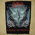 Obituary - Patch - obituary cause of death back patch