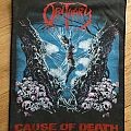 Obituary - Patch - Obituary - Cause of Death Back Patch