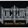 Vulture - Patch - VULTURE "Heavier Than Time" official woven Patch