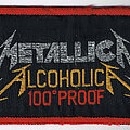 Metallica - Patch - METALLICA "Alcoholica 100° Proof" official woven Patch