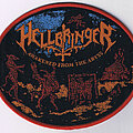 Hellbringer - Patch - HELLBRINGER "Awakened From The Abyss" official woven Patch