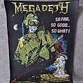 Megadeth - Patch - MEGADETH "So Far, So Good... So What!" official Backpatch