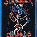 Slaughter (Can) - Patch - SLAUGHTER (Can) "Strappado" woven Patch (turquoise border)