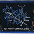 Cruel Force - Patch - CRUEL FORCE "The Rise Of Satanic Might" official woven Patch (blue border)