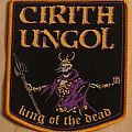 Cirith Ungol - Patch - Cirith Ungol "King of the Dead" official patch yellow border