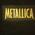 Metallica - Patch - Metallica - Gold Logo Patch