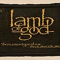 Lamb Of God - Patch - Lamb of God patch