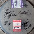 - PARADISE LOST - tour, signed drumhead