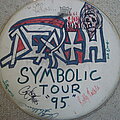 Death - Other Collectable - DEATH - tour, signed drumhead
