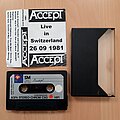 Accept - Tape / Vinyl / CD / Recording etc - Accept, live tape