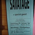 Savatage - Other Collectable - Savatage - Ticket 1996