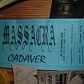 Massacra - Other Collectable - Massacra/Cadaver - Ticket