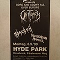 Obituary - Other Collectable - Obituary Gore and agony - Tourticket 90