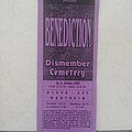 Benediction - Other Collectable - Tourticket 02.10.1993 Wertheim, Black Cat