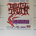 Brutal Truth - Other Collectable - Brutal truth - Tour poster 93