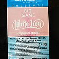 White Lion - Other Collectable - White Lion - tour ticket 89