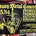 Overkill - Other Collectable - Overkill Heavy Metal Concert Poster 1984