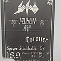 Sodom - Other Collectable - Sodom - Tourticket 87