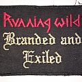 Running Wild - Patch - Branded and Exiled Patch