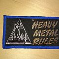 Def Leppard - Patch - heavy metal rules