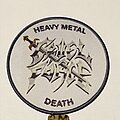Cruel Force - Patch - Cruel Force Heavy Metal Death patch purple border