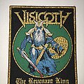 Visigoth - Patch - Visigoth The Revenant King patch gold glitter border