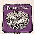 Pagan Altar - Patch - Pagan Altar The Time Lord patch purple glitter border