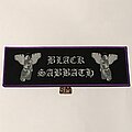 Black Sabbath - Patch - Black Sabbath Heaven And Hell strip patch purple border