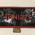 Thin Lizzy - Patch - Thin Lizzy mini strip patch red border