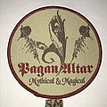 Pagan Altar - Patch - Pagan Altar Mythical & Magical circle patch crimson border